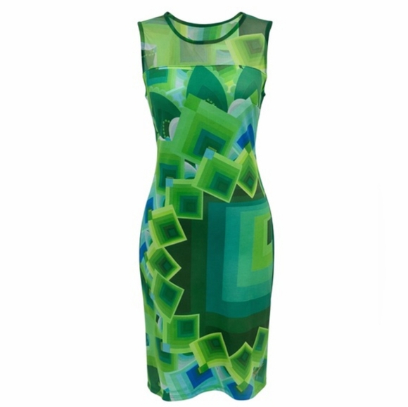 Desigual Multicolor Margaret Geometric  Dress - Picture 2 of 8